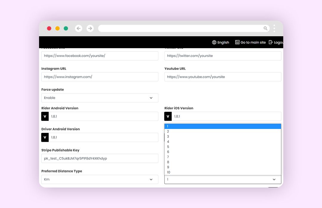 Site-settings-multiple-stop-time-change