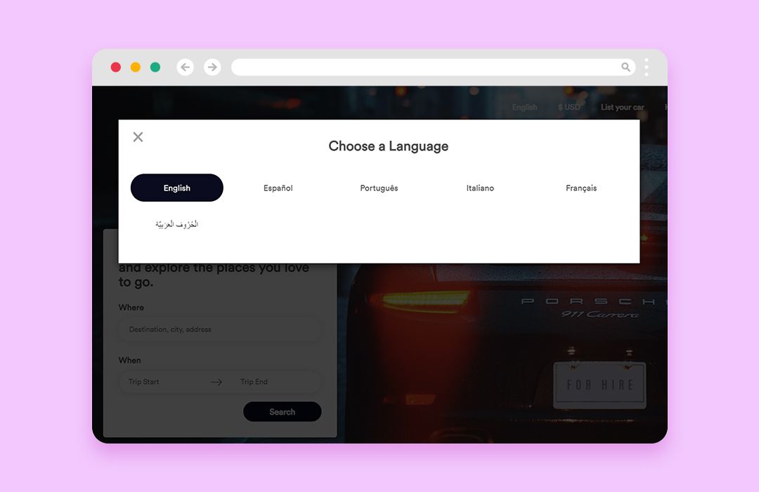 Language-option