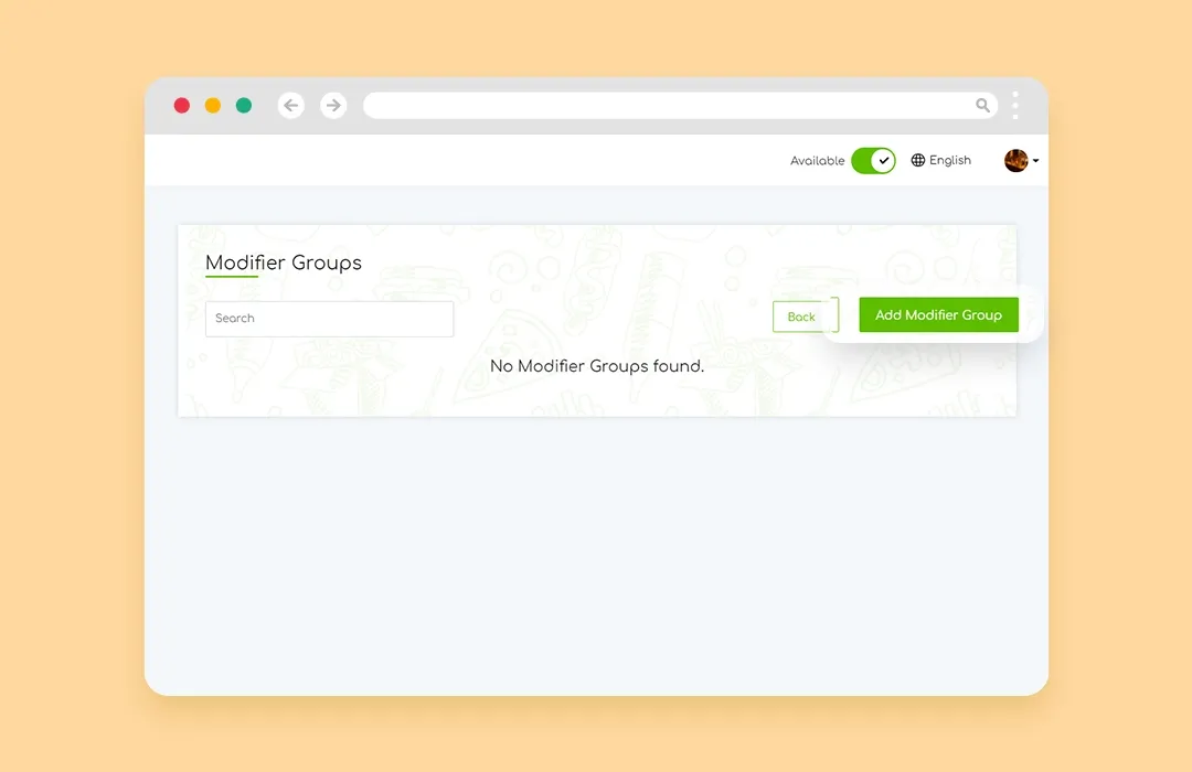 Modifier-groups