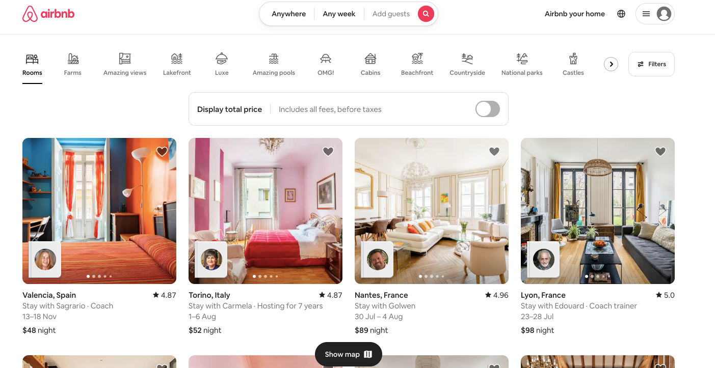 Airbnb-Screenshot