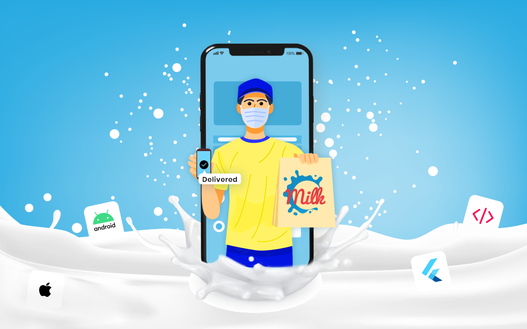 milk delivery app development
