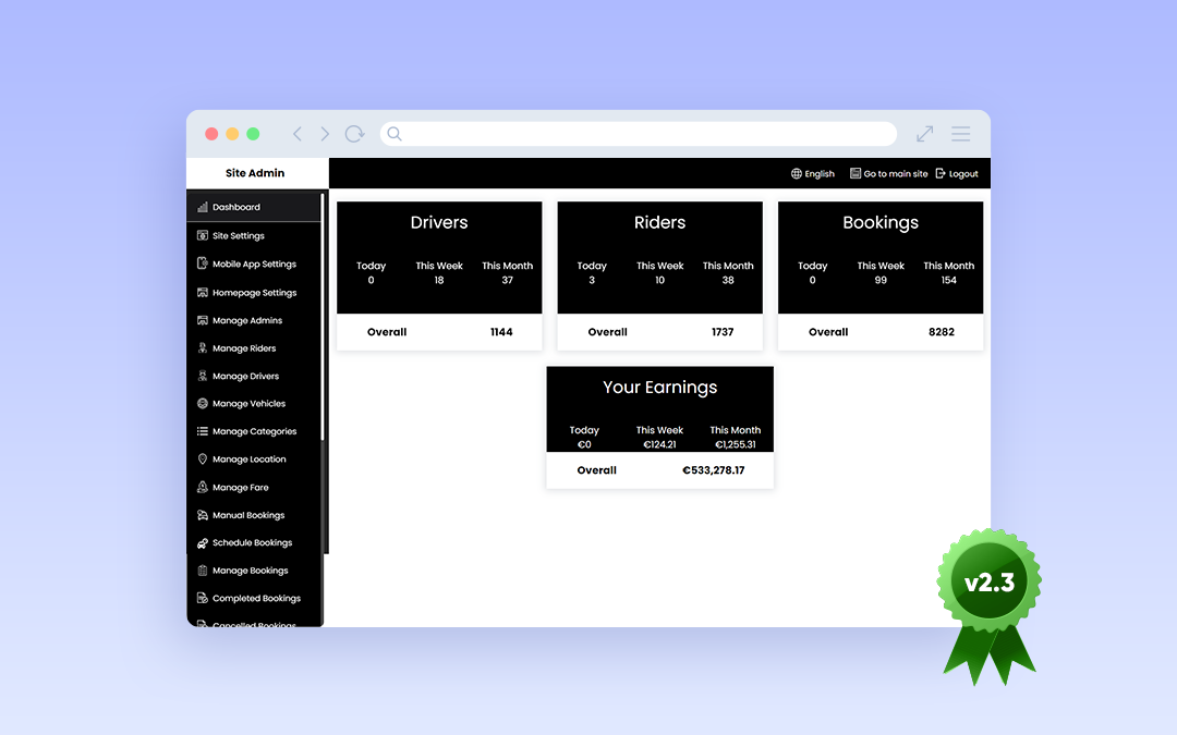 Wooberly uber clone app version 2.3