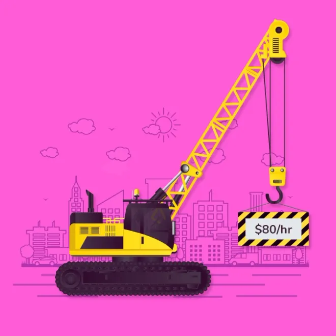 Image of: Setting up an online crane rental business