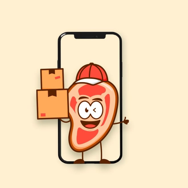 Image of: Steps to create an online meat delivery app